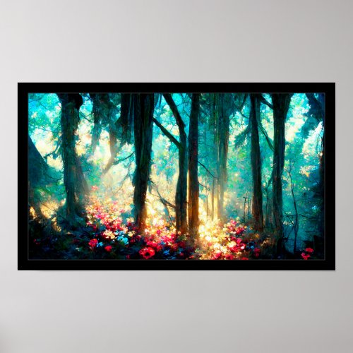 Fantasy Forest Poster