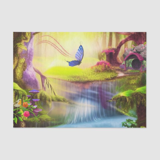 Fantasy Forest Tissue Paper (Front)