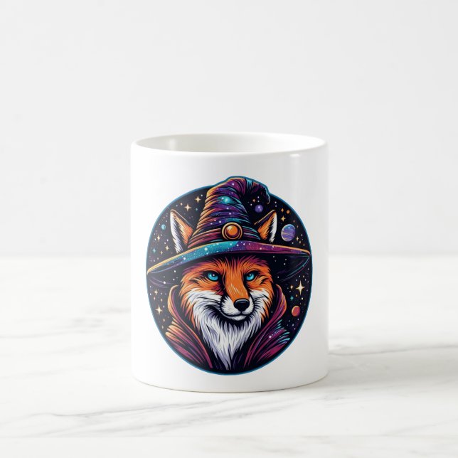 Fantasy Fox - Celestial Wizard Coffee Mug (Center)