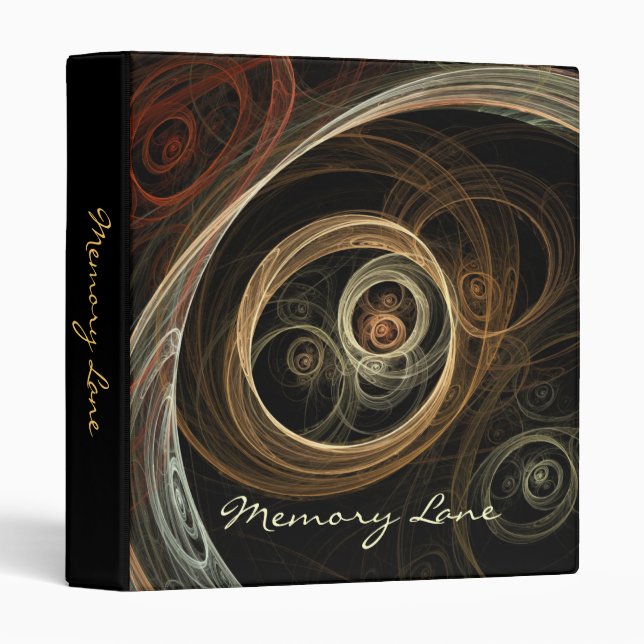 Fantasy Fractal Art Binder (Front/Spine)