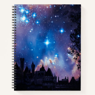 Fantasy Galaxy Spiral Notebook