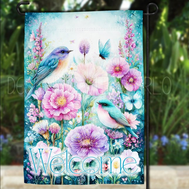 Fantasy Garden Flag, Fantasy Birds Garden Flag (Creator Uploaded)