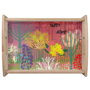 Fantasy Garden Serving Tray