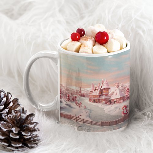 Fantasy Gingerbread House with Candies 4 Mug