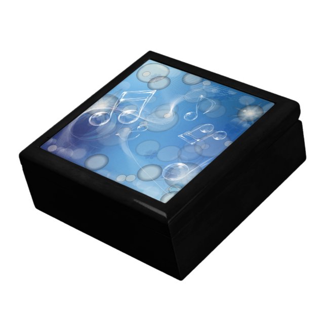 Fantasy Glass Music Notes Gift Box (Side)