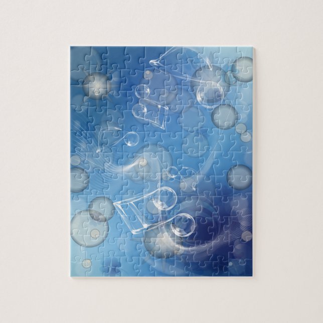 Fantasy Glass Music Notes Jigsaw Puzzle (Vertical)