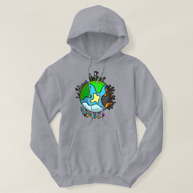 Fantasy Globe Hoodie (Design Front)