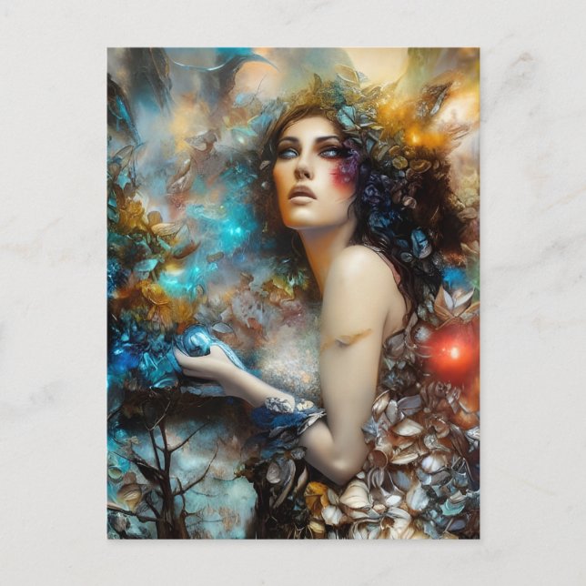 Fantasy Goddess Postcard (Front)