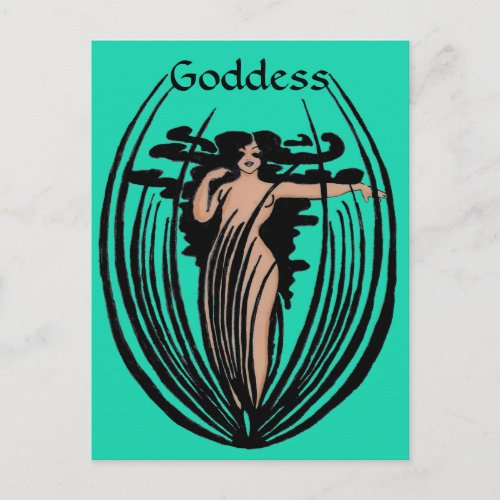 Fantasy Goddess Postcard