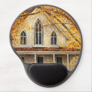 Fantasy Gothic-Revival Carpenter House  Gel Mouse Pad