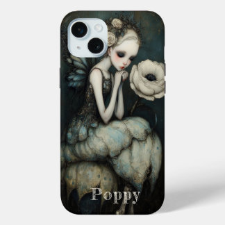 Fantasy Gothic Whimsical Fairy Dark  Personalized iPhone 15 Plus Case