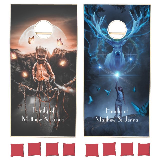 Fantasy Graphic Personalized Cornhole Cornhole Set (Set)