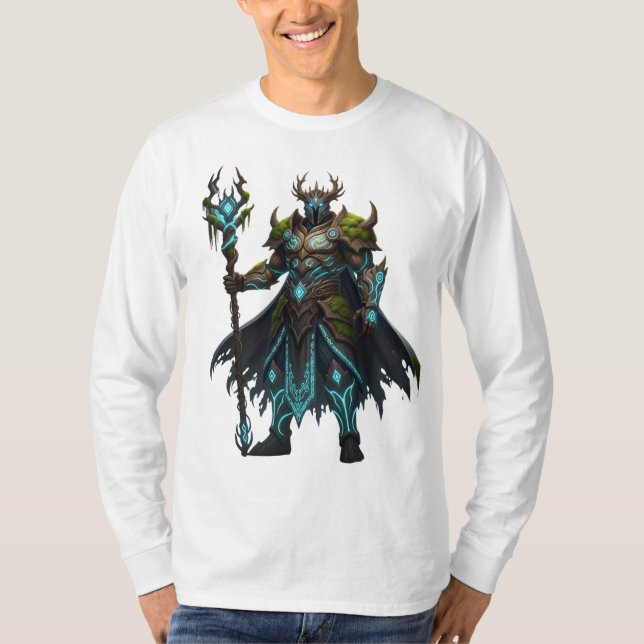 Fantasy Guardian Mystic Wood Armor T-Shirt (Front)