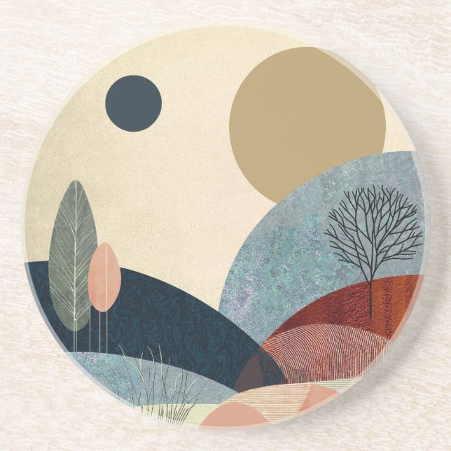 Fantasy Hills Landscape Coaster (Front)