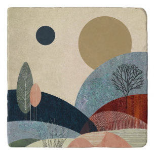 Fantasy Hills Landscape Trivet