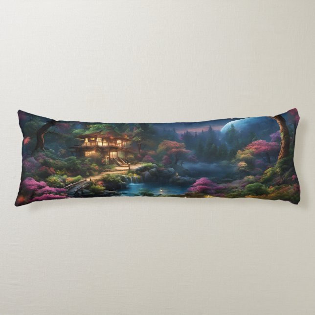Fantasy Home and Garden Body Pillow (Front)
