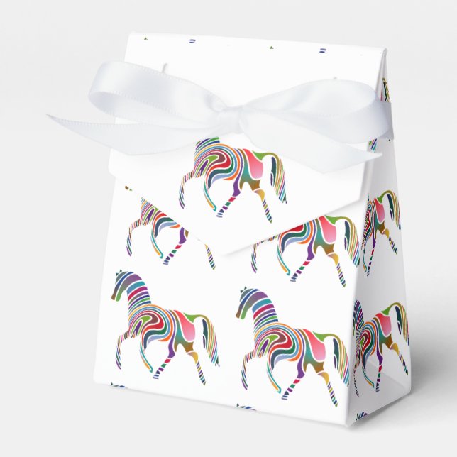 Fantasy Horse Favor Boxes (Front Side)