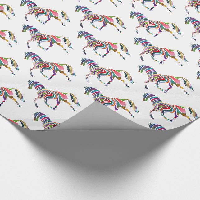 Fantasy Horse Giftwrap Wrapping Paper (Corner)