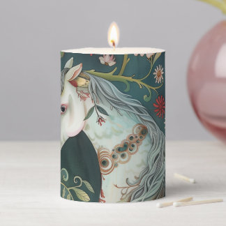 Fantasy Horse Pillar Candle