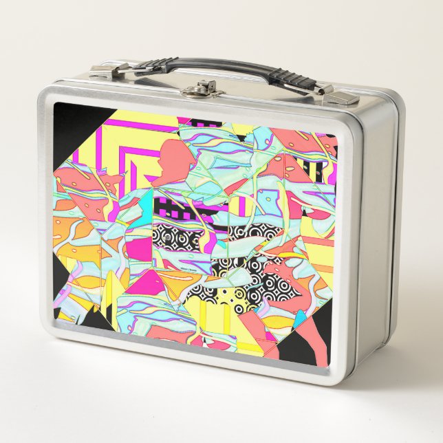  Fantasy Horse Race   Metal Lunch Box (Front)