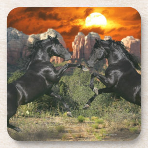 Fantasy Horses: Black Magic Coaster