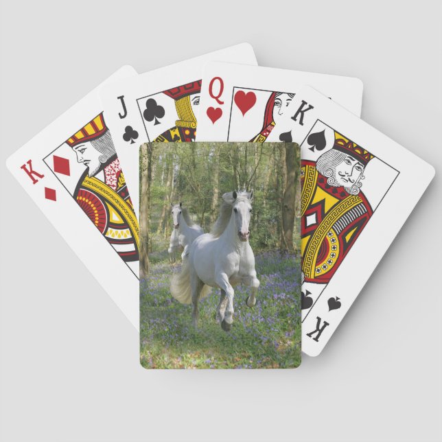 Fantasy Horses: Bluebell Wood Poker Cards (Back)