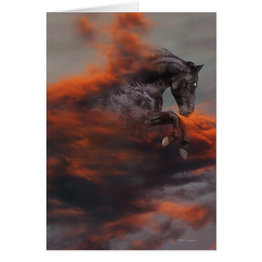 Fantasy Horses: Clouds Cards (Front)