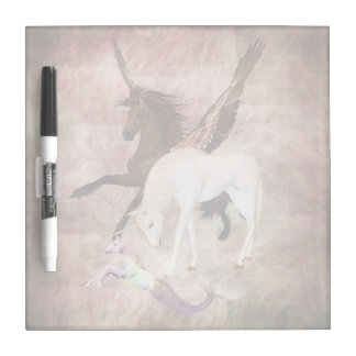 Fantasy Horses Dry-Erase Board