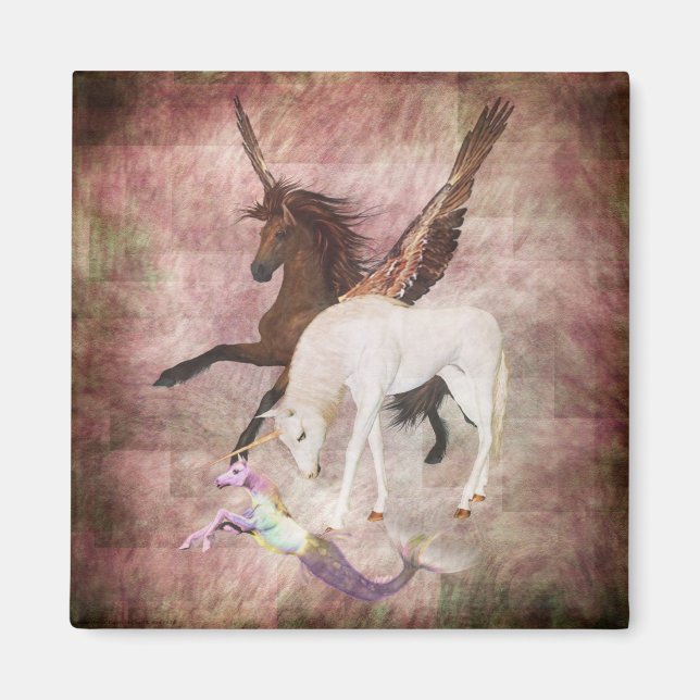 Fantasy Horses Magnet (Front)