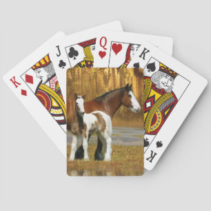 Fantasy Horses: Mare & Foal Poker Cards
