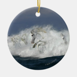 Fantasy Horses: Sea Ceramic Ornament
