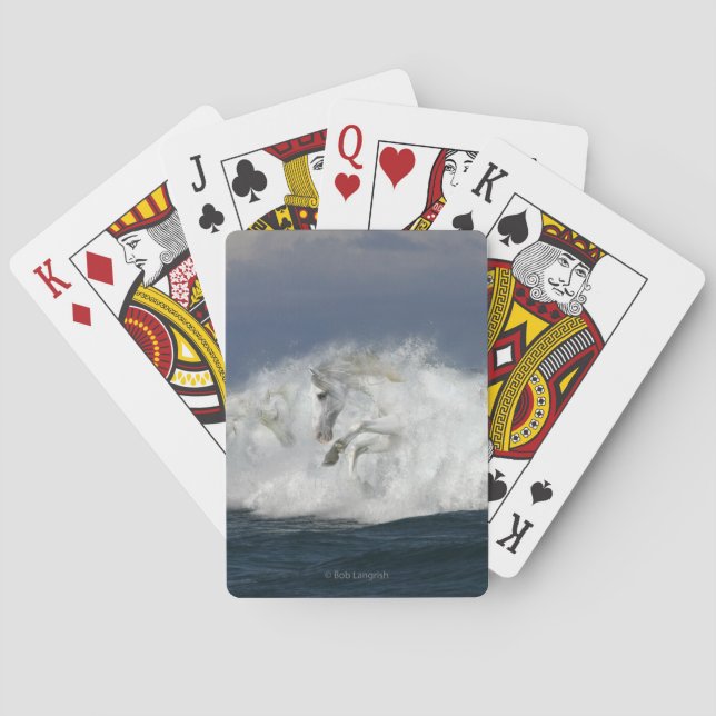Fantasy Horses: Sea Poker Cards (Back)