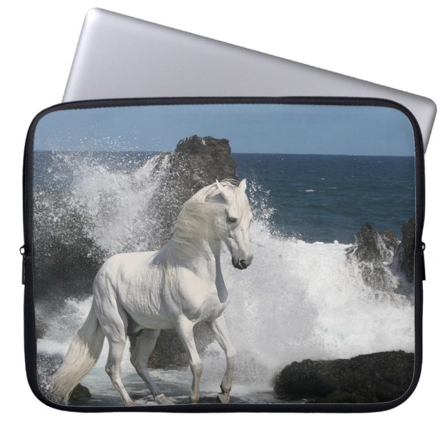Fantasy Horses: Southern Seas Laptop Sleeve (Front)