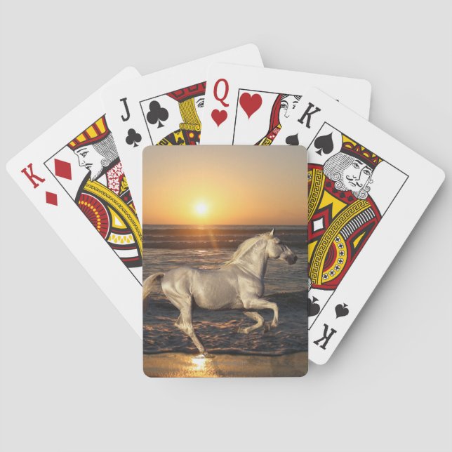 Fantasy Horses: Sunset Poker Cards (Back)