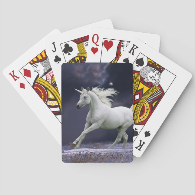 Fantasy Horses: Unicorn Poker Cards (Back)