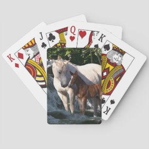 Fantasy Horses: Waterfall Poker Cards