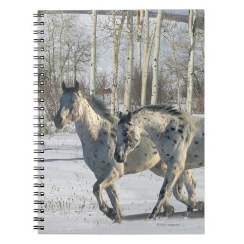 Fantasy Horses Winter Wonderland Notebook