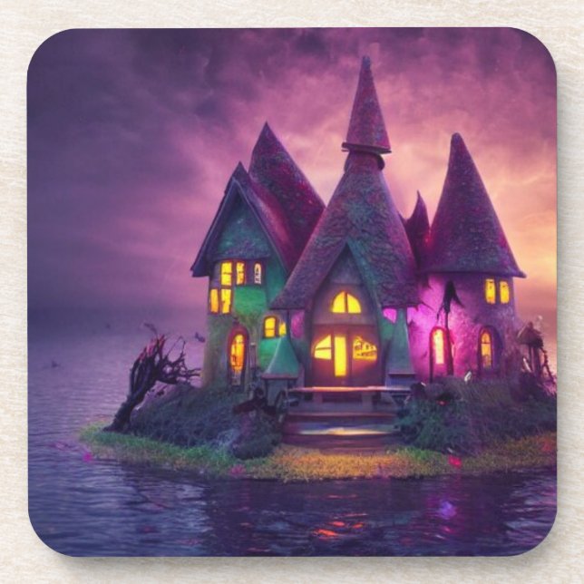 Fantasy House Beverage Coaster (Front)