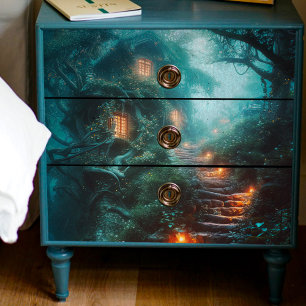 Fantasy House Decoupage Tissue Paper