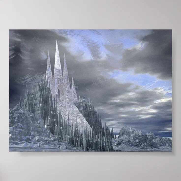 fantasy ice castle