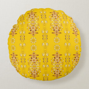 Fantasy illustration. Orient raster classic vintag Round Pillow