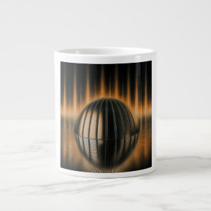 Fantasy Image Bronze Halfdome On Reflected Surface Giant Coffee Mug