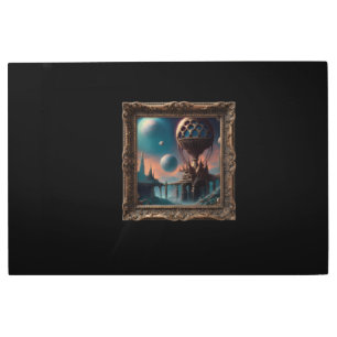 Fantasy Image Of A Strange Interstellar Structure Metal Print