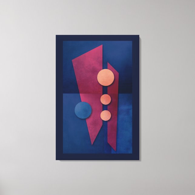 'Fantasy In G Major' Abstract Art Canvas Print (Front)