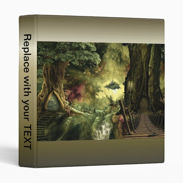 Fantasy in the Amazon 3 Ring Binder (Front/Spine)