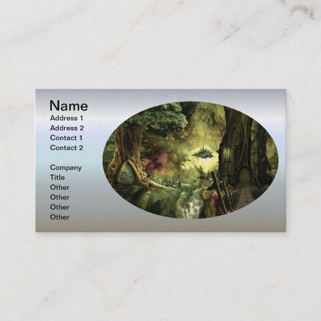Fantasy in the Amazon Business Card (Front)