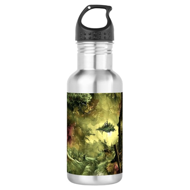 Fantasy in the Amazon Stainless Steel Water Bottle (Front)