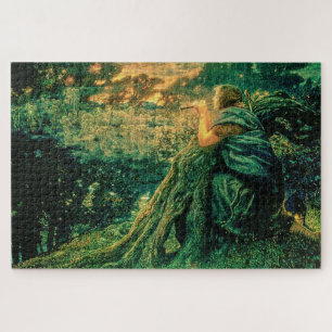 "Fantasy in Twilight"- The Magical World of Elves Jigsaw Puzzle