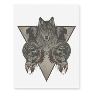 Fantasy Indian Symbol Temporary Tattoos