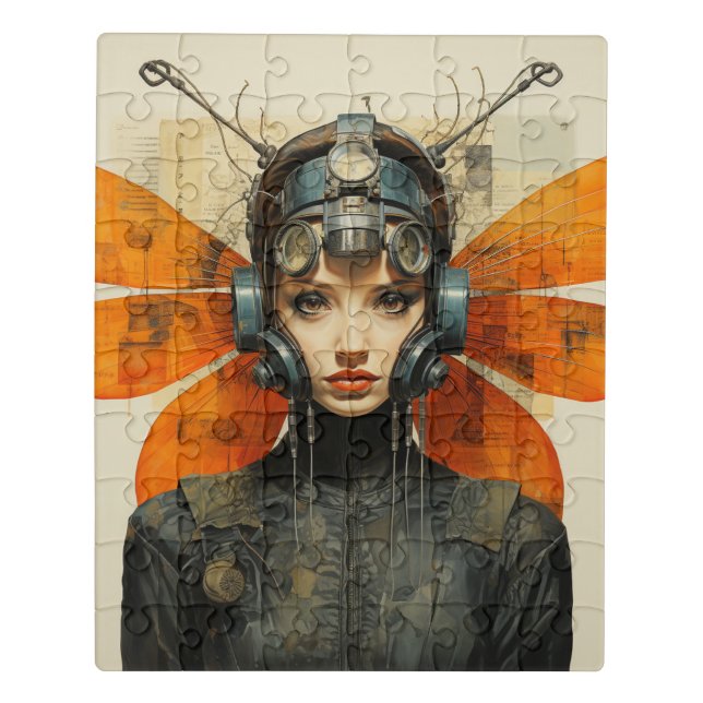 Fantasy Insect Woman  Jigsaw Puzzle (Puzzle Vertical)